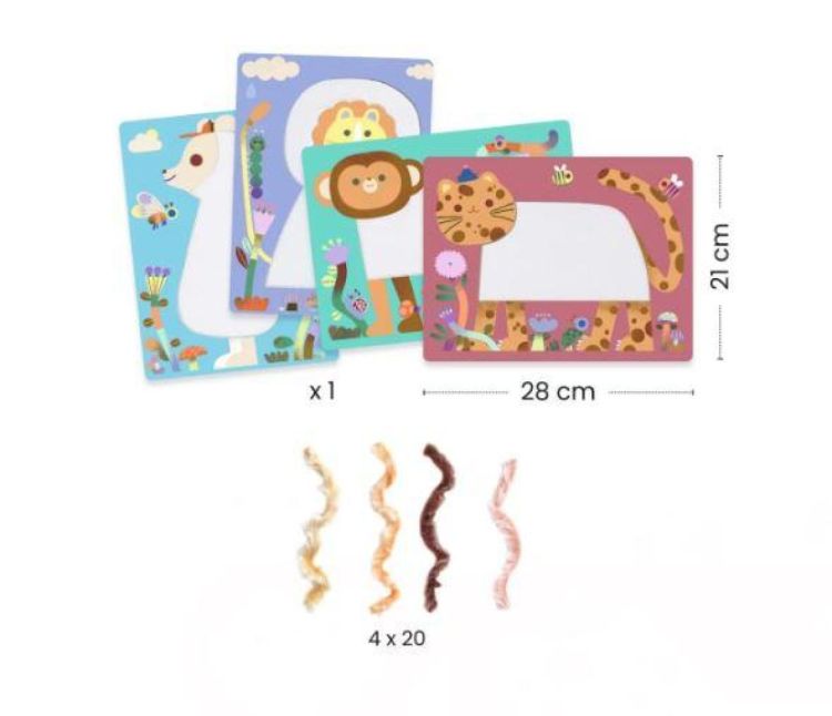 Djeco Wol en Klittenband. Fluffy Friends (DJ09128) - SPADT - speelgoed met advies