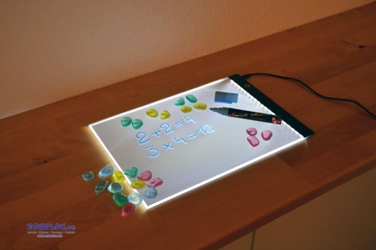 Eduplay Led Light-Board, lichtpaneel A4 (120613) - SPADT - speelgoed met advies