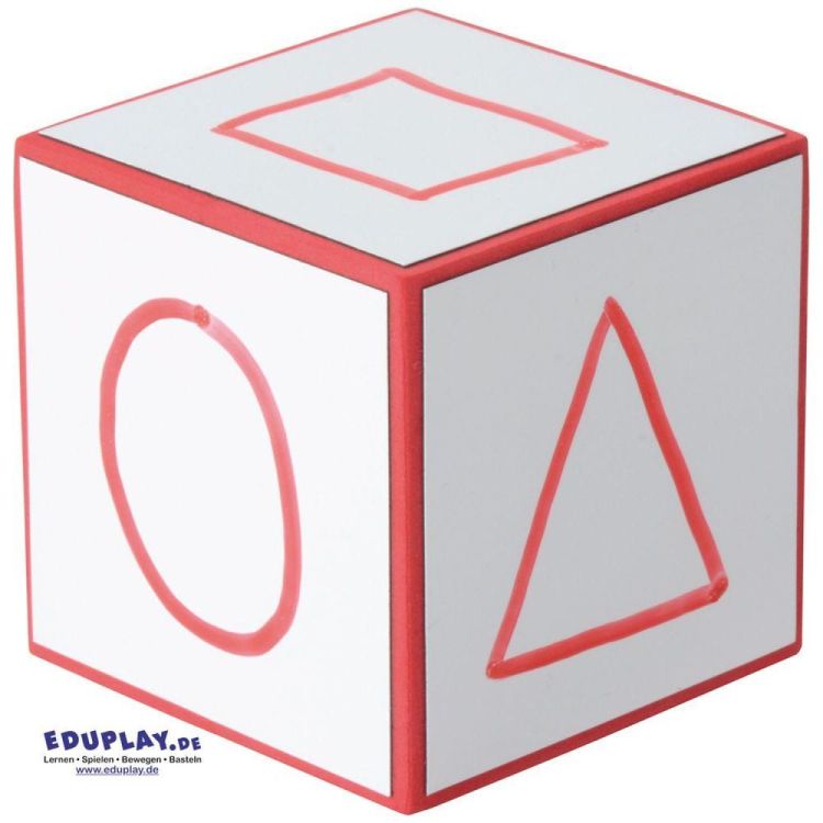 Eduplay Uitwisbare Dobbelstenen (set van 4) (120594) - SPADT - speelgoed met advies