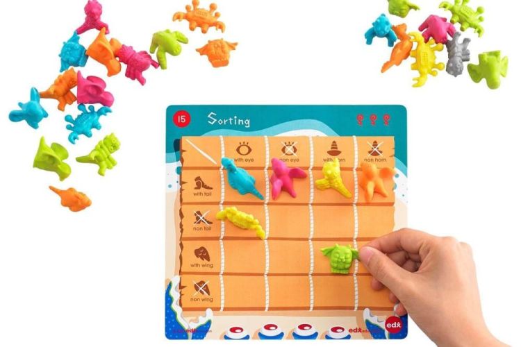 EDX Education Activiteiten Set Monster Sorteer Figuren (75188) - SPADT - speelgoed met advies