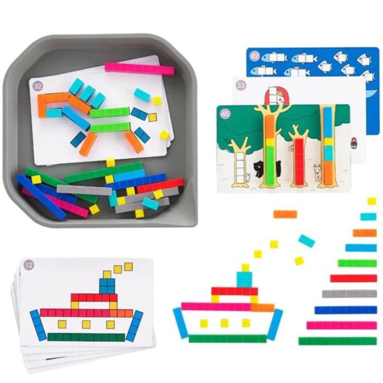 EDX Education Funplay 'Rekenstaafjes' Set (EDX19282) - SPADT - speelgoed met advies