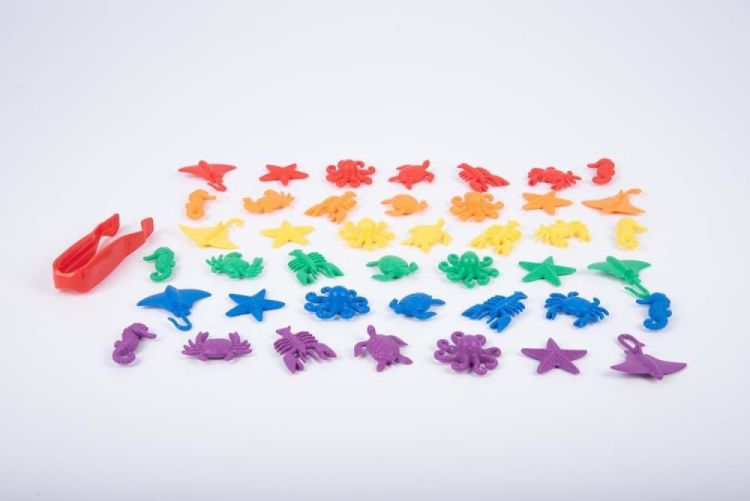 EDX Education Sorteer Figuren. Thema: Waterdieren (13151) - SPADT - speelgoed met advies