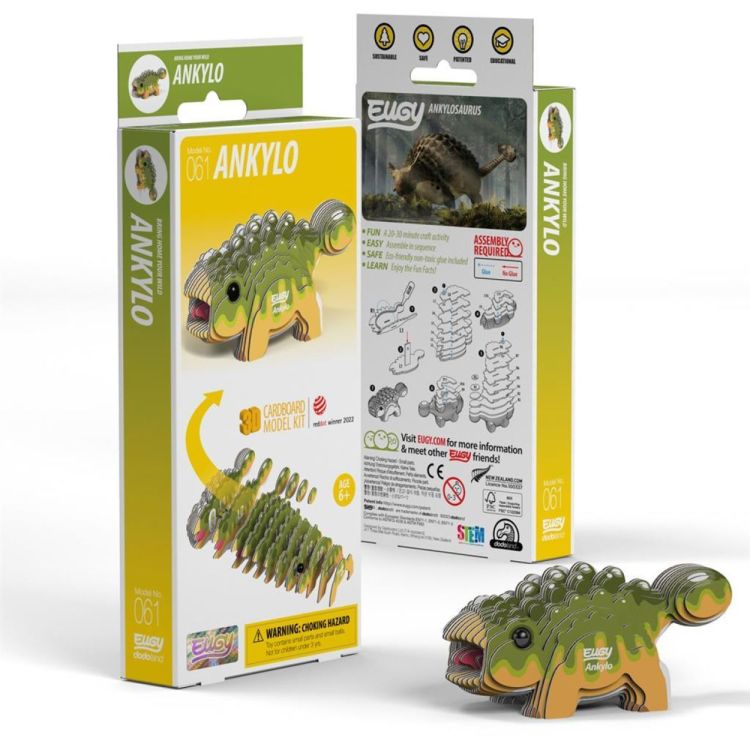 Eugy Eugy 3D Model 'Prehistorie/Ankylo' (5313961) - SPADT - speelgoed met advies