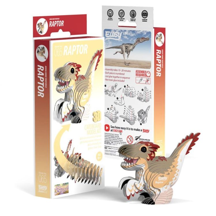 Eugy Eugy 3D Model 'Prehistorie/Raptor' (5313965) - SPADT - speelgoed met advies