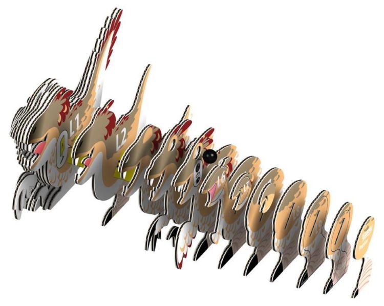 Eugy Eugy 3D Model 'Prehistorie/Raptor' (5313965) - SPADT - speelgoed met advies