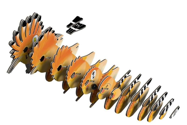 Eugy Eugy 3D Model 'Vogel/Hop' (5314005) - SPADT - speelgoed met advies