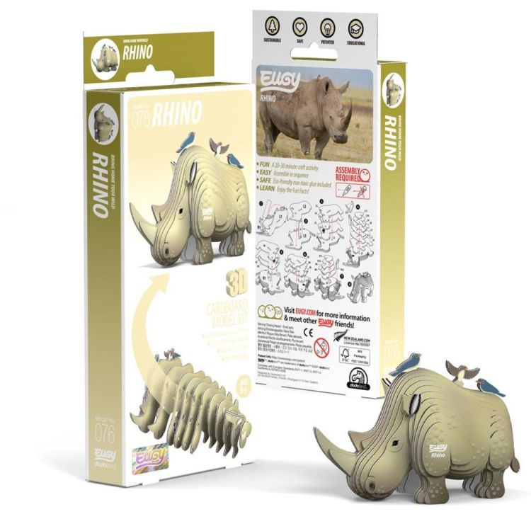 Eugy Eugy 3D Model 'Wild Dier/Neushoorn' (5313976) - SPADT - speelgoed met advies