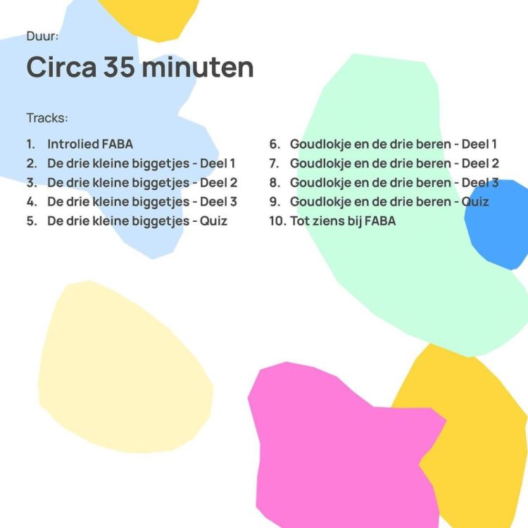 FABA De Drie Kleine Biggetjes (FFN10000) - SPADT - speelgoed met advies