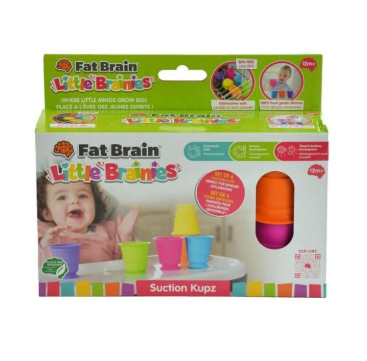 Fat Brain Toys Little Brainies 'Suction Kupz' (6575) - SPADT - speelgoed met advies