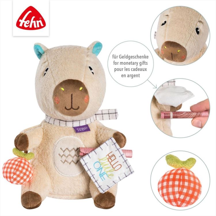 Fehn Knuffel Capibara 'Hello Little One' (40029) - SPADT - speelgoed met advies