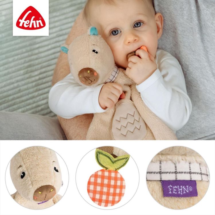 Fehn Knuffeldoekje Capibara (40067) - SPADT - speelgoed met advies