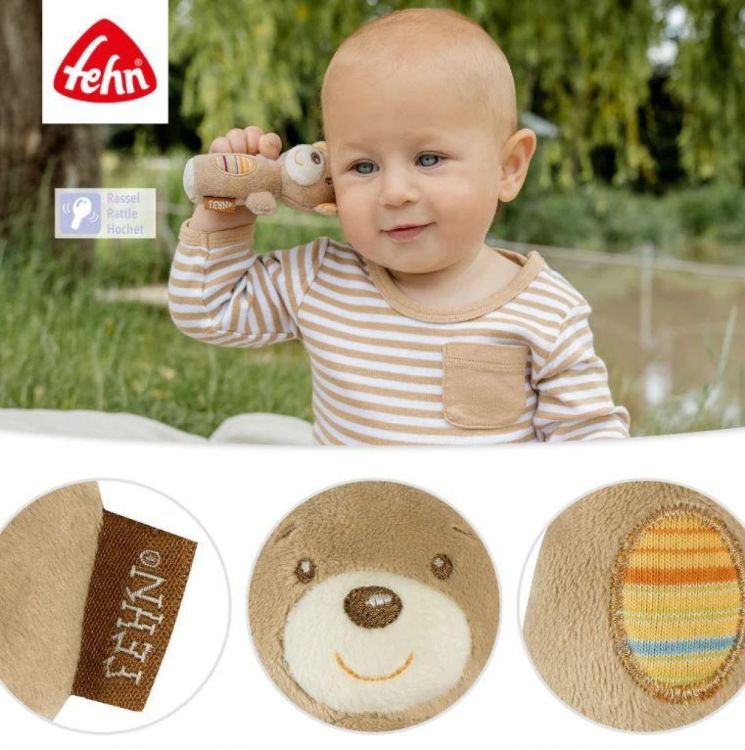 Fehn Mini Rammelaar Teddy (60901) - SPADT - speelgoed met advies