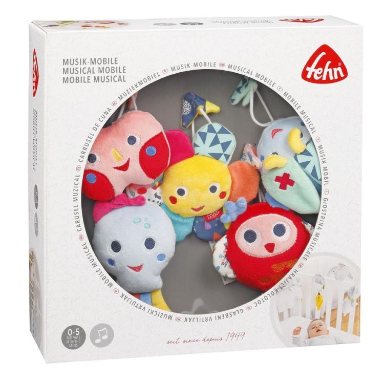 Fehn Muziekmobiel Color Friends (55191) - SPADT - speelgoed met advies