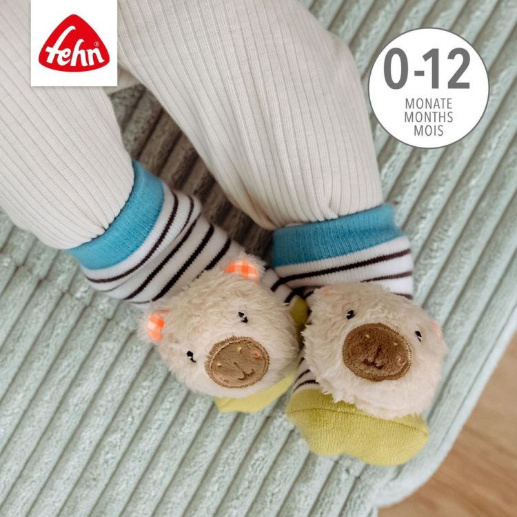 Fehn Rammelaar Sokjes Capibara (40272) - SPADT - speelgoed met advies
