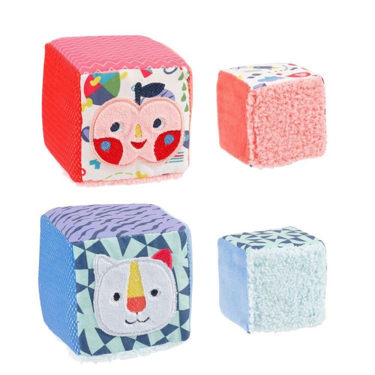 Fehn Soft Kubussen Color Friends (55276) - SPADT - speelgoed met advies