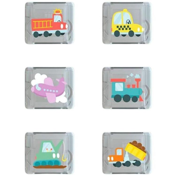 Glo Pals Glo Pals Light-Up Cubes Auto (GP 6PK AUTO) - SPADT - speelgoed met advies