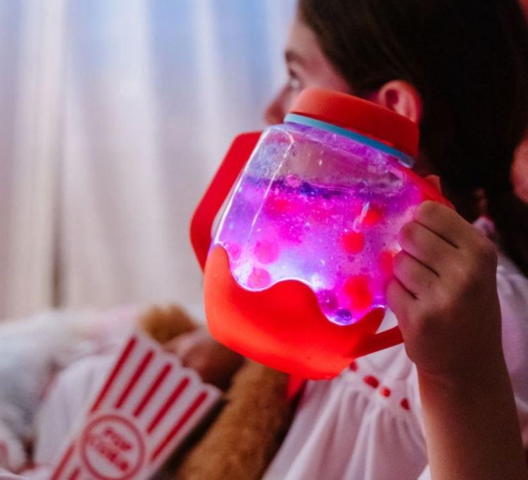 Glo Pals Glo Pals Sensory Play Cup Coral (GPJARCORAL) - SPADT - speelgoed met advies