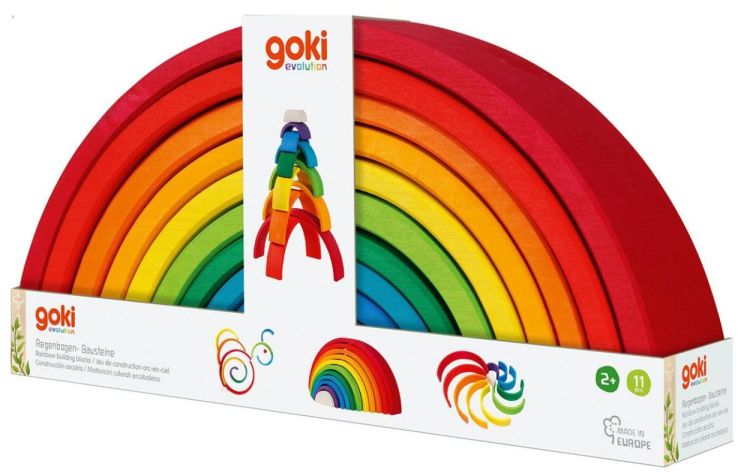 Goki Bouwblokken Regenboog (8658478) - SPADT - speelgoed met advies