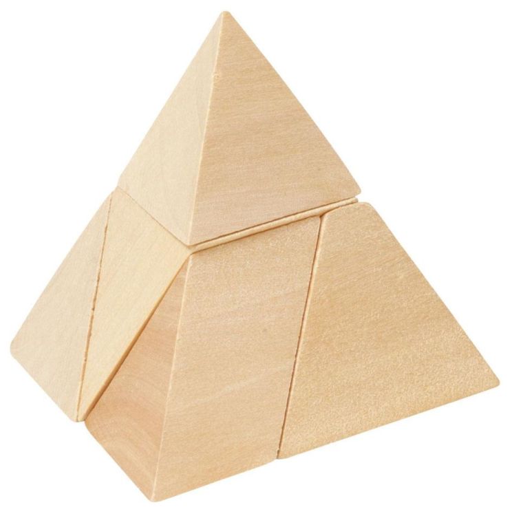 Goki Hersenbreker, Houten Puzzel: Piramide (86HS108) - SPADT - speelgoed met advies