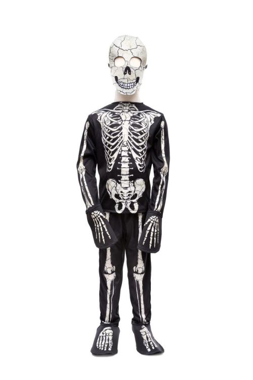 Great Pretenders Glow In The Dark Skeleton, Shirt, Pants and Mask (65895) - SPADT - speelgoed met advies