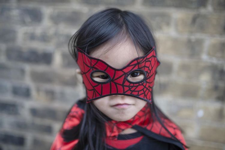 Great Pretenders Reversible Cape Spider/Bat met Masker (55273) - SPADT - speelgoed met advies