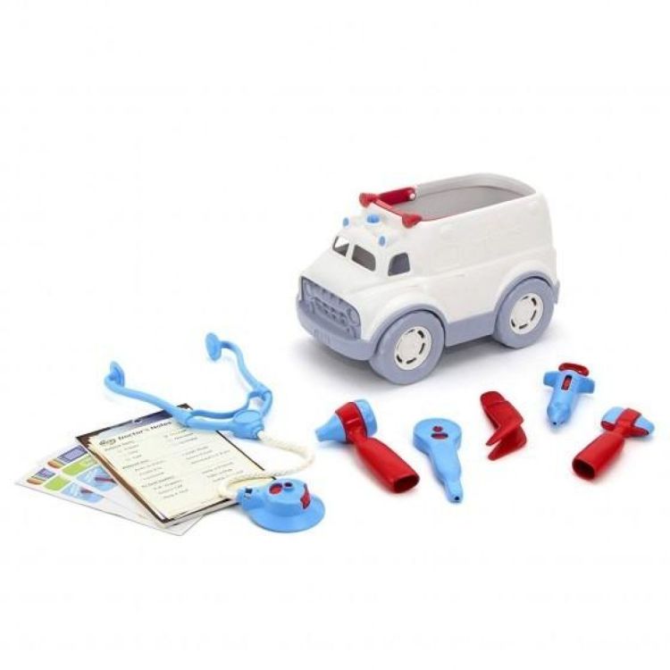 Green Toys Ambulance & doktersetje (2166) - SPADT - speelgoed met advies