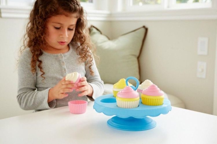 Green Toys Cupcake Set (4380) - SPADT - speelgoed met advies