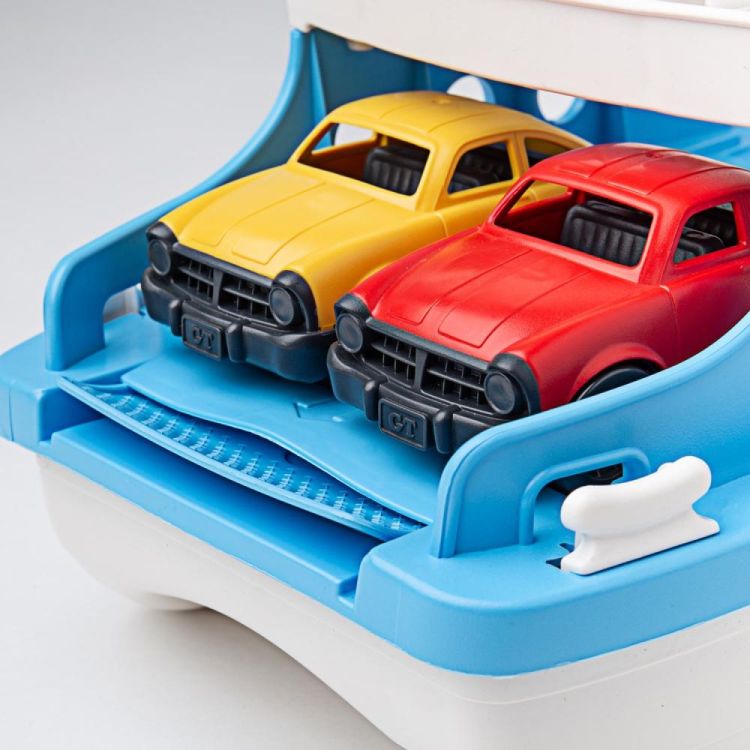 Green Toys Ferry boot met auto's (GTFRBA1038) - SPADT - speelgoed met advies