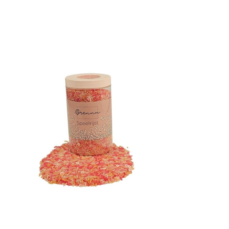 Grennn Speelrijst 'Pink Flower Mix' (1064) - SPADT - speelgoed met advies