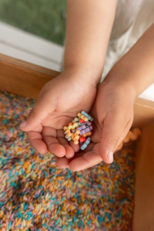 Grennn Speelrijst 'Wave Pastel' () - SPADT - speelgoed met advies