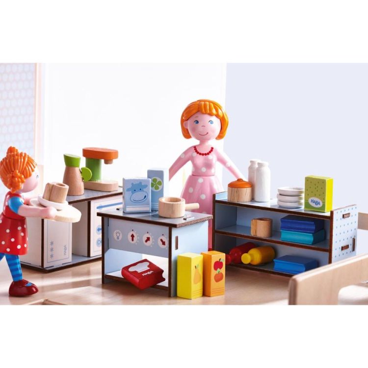 Haba Accessoires Poppenhuis Keuken Little Friends (301991) - SPADT - speelgoed met advies