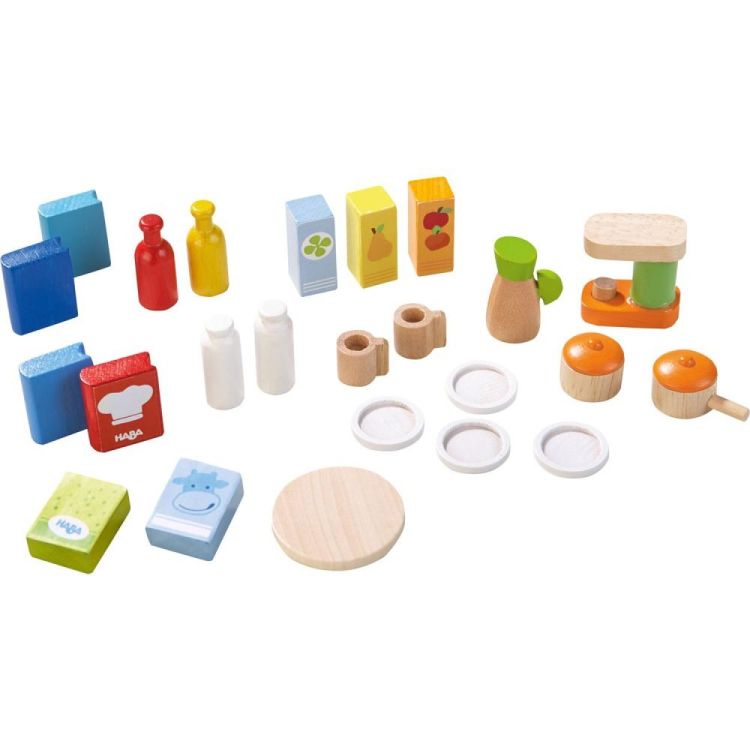 Haba Accessoires Poppenhuis Keuken Little Friends (301991) - SPADT - speelgoed met advies