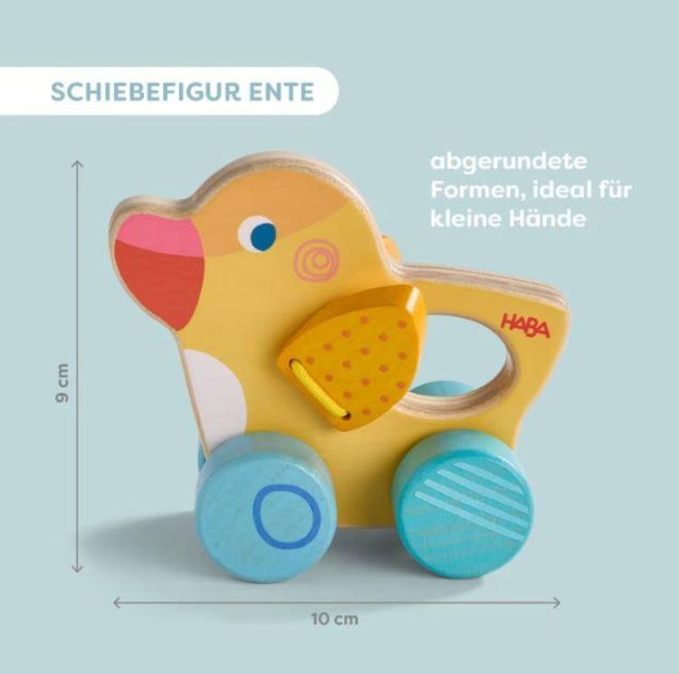Haba Duwfiguur Eend (2013417001) - SPADT - speelgoed met advies
