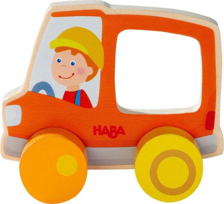 Haba Duwfiguur 'Vuilniswagen' (306364) - SPADT - speelgoed met advies