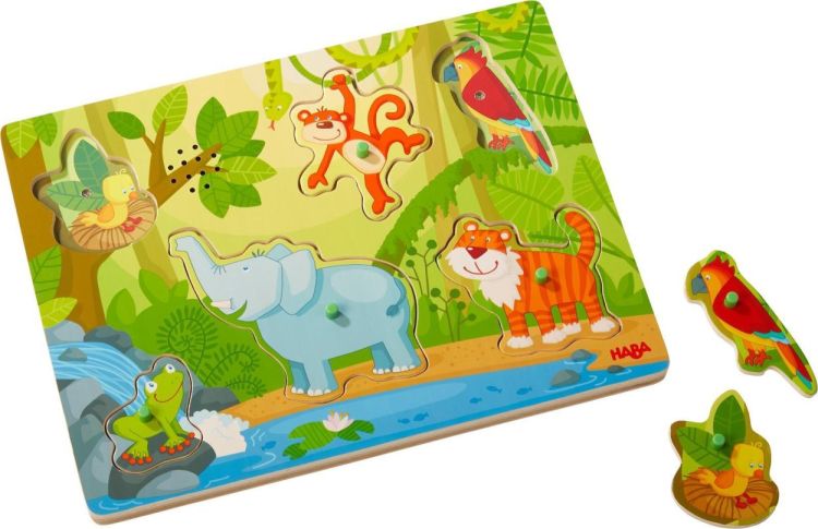 Haba Geluidenpuzzel 'In de Jungle' (1303181001) - SPADT - speelgoed met advies