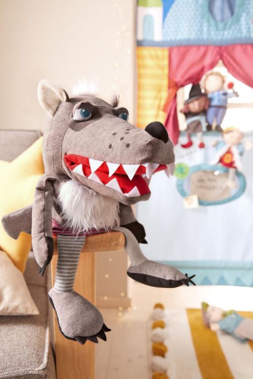 Haba Handpop Wolf Grisbert (306772) - SPADT - speelgoed met advies