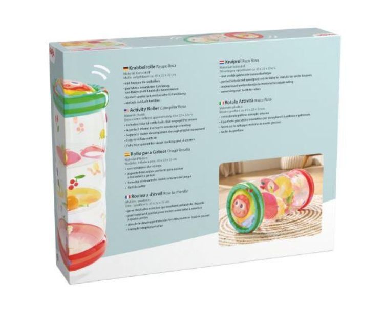 Haba Kruiprol Rups Rosa (2014468001) - SPADT - speelgoed met advies