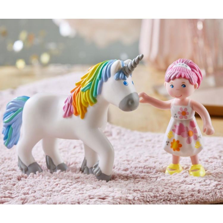 Haba Little Friends Amira en Eenhoorn Ruby Rainbow (1305640001) - SPADT - speelgoed met advies