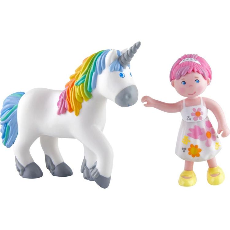 Haba Little Friends Amira en Eenhoorn Ruby Rainbow (1305640001) - SPADT - speelgoed met advies