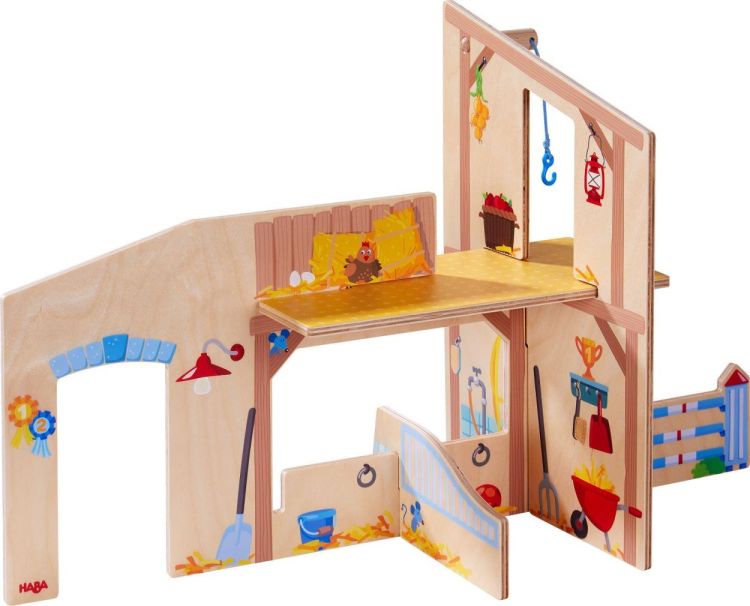 Haba Little Friends Manege Paardengeluk (306156) - SPADT - speelgoed met advies