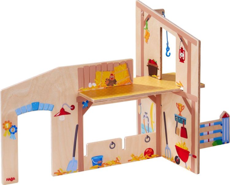 Haba Little Friends Manege Paardengeluk (306156) - SPADT - speelgoed met advies