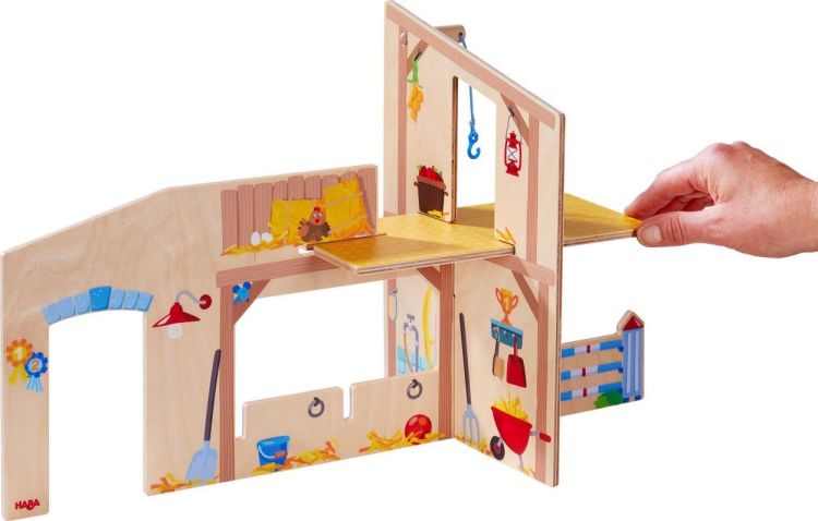 Haba Little Friends Manege Paardengeluk (306156) - SPADT - speelgoed met advies