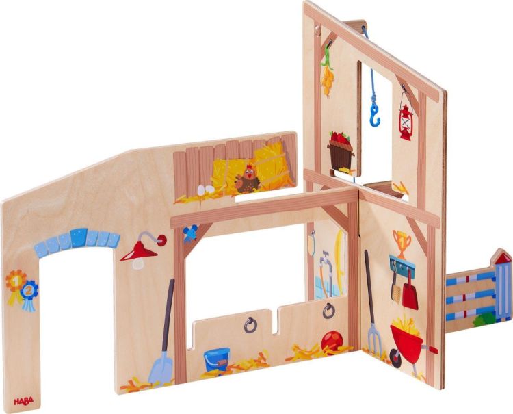 Haba Little Friends Manege Paardengeluk (306156) - SPADT - speelgoed met advies