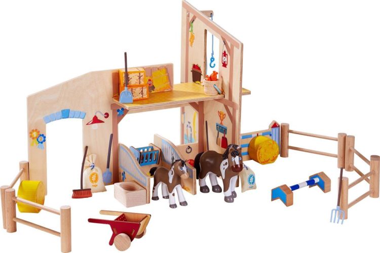 Haba Little Friends Manege Paardengeluk (306156) - SPADT - speelgoed met advies