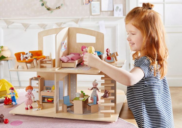 Haba Little Friends Poppenhuis Stadsvilla (305638) - SPADT - speelgoed met advies