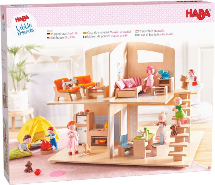 Haba Little Friends Poppenhuis Stadsvilla (305638) - SPADT - speelgoed met advies