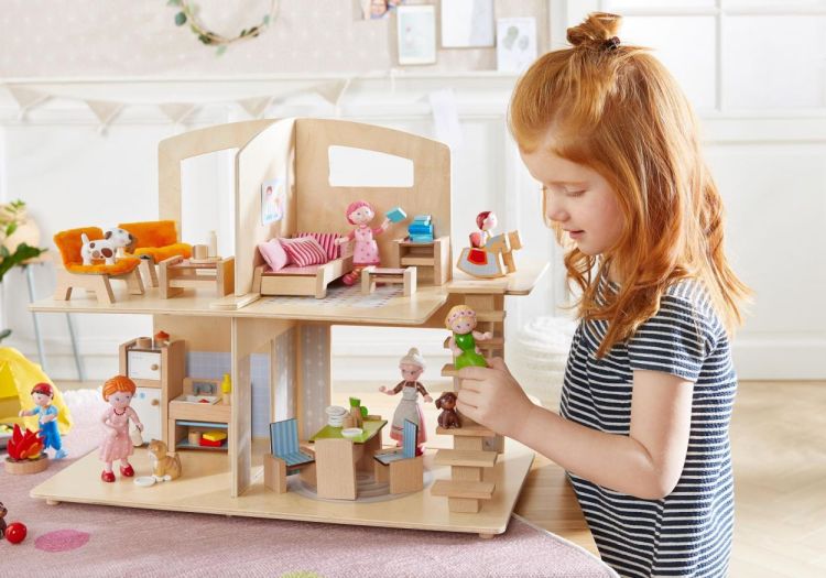 Haba Little Friends Poppenhuis Stadsvilla (305638) - SPADT - speelgoed met advies