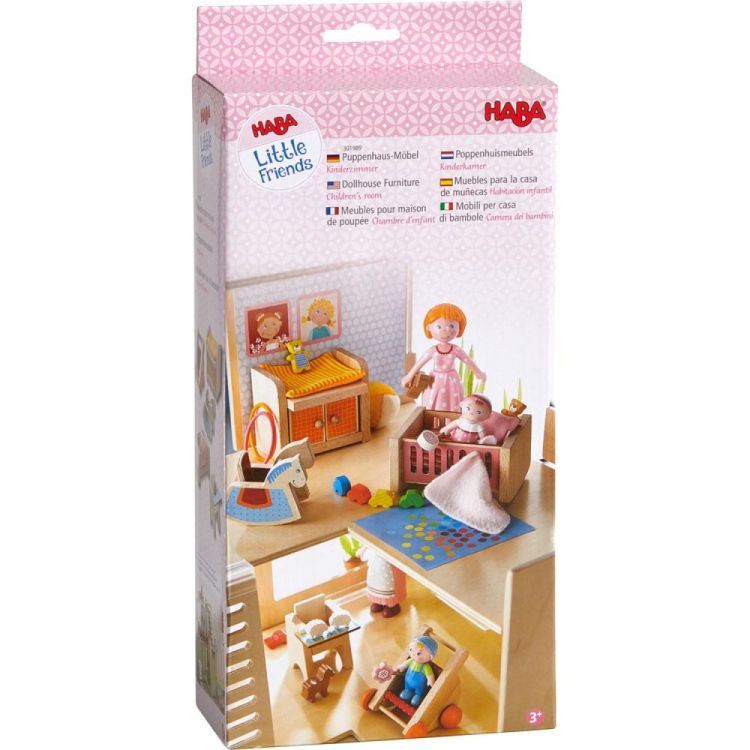 Haba Little Friends Poppenhuismeubels 'Kinderkamer' (1301989001) - SPADT - speelgoed met advies