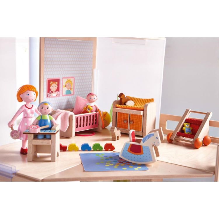 Haba Little Friends Poppenhuismeubels 'Kinderkamer' (1301989001) - SPADT - speelgoed met advies