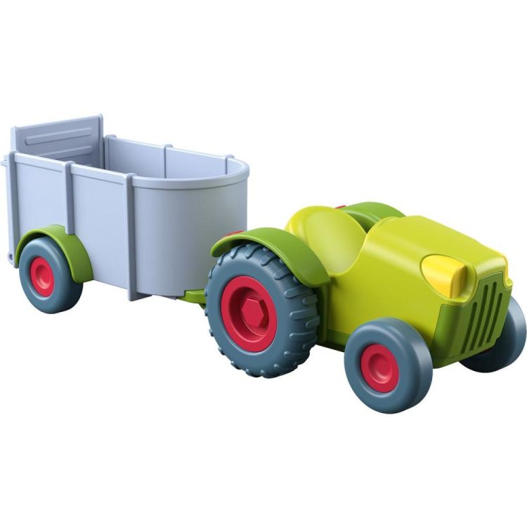 Haba Little Friends Trekker met Aanhangwagen (303131) - SPADT - speelgoed met advies